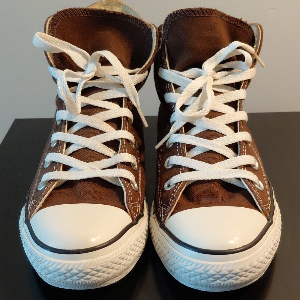 Classic All Star Brown Chuck Taylor High-Top Converse  Sneakers